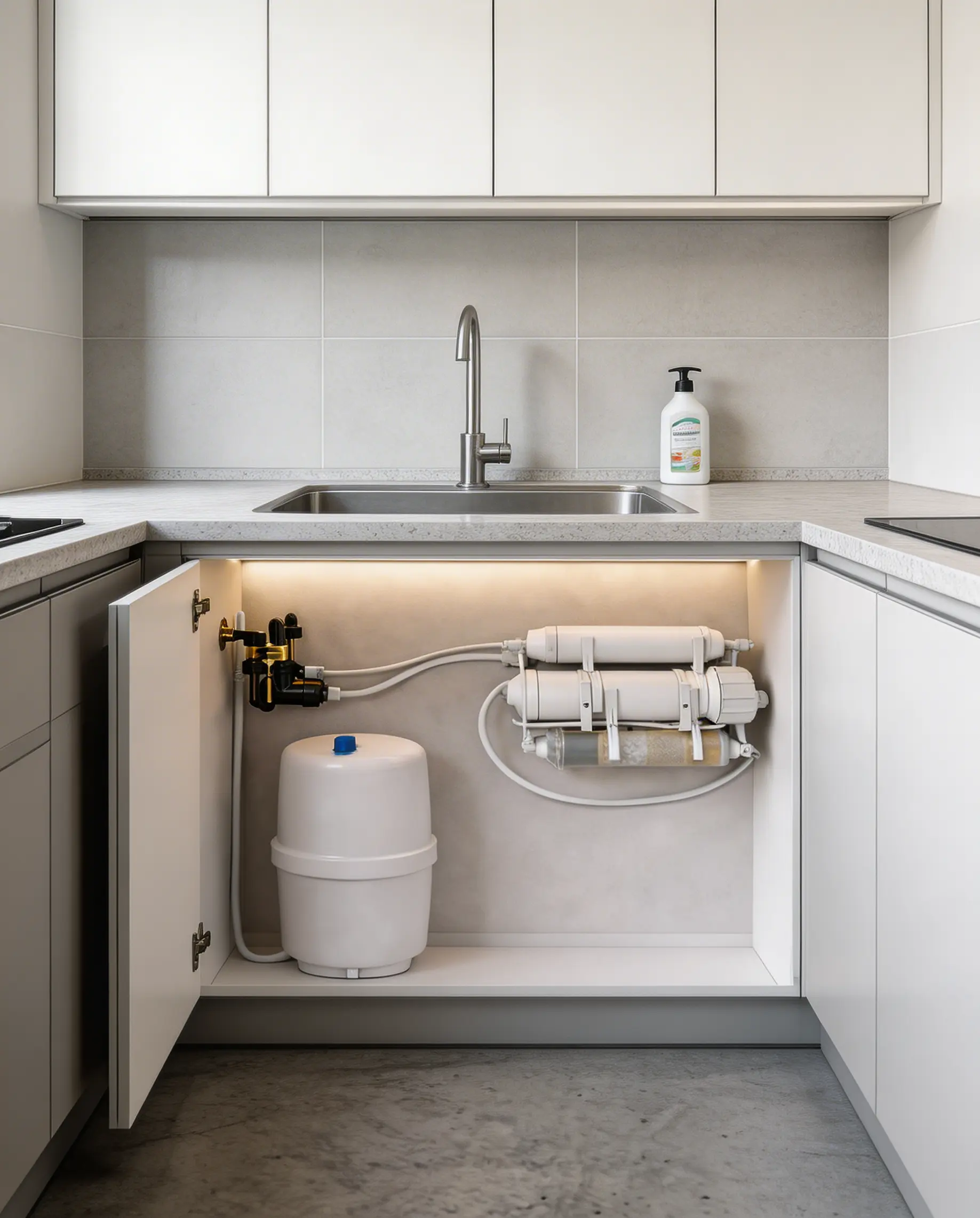 Aquoz under-sink reverse osmosis system
